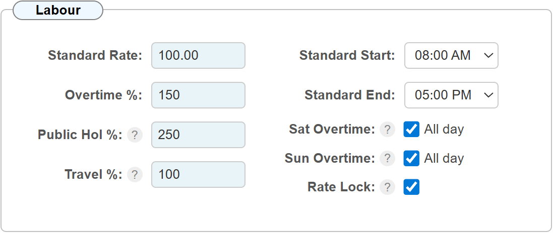 Workforce Manager User Settings